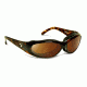 7 Eye Air Shield Chubasco Sunglasses,SharpView Copper Lens,Dark Tortoise Frame,S-L 350642