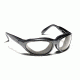 7 Eye Air Shield Diablo Sunglasses,SharpView Clear Lens,Charcoal Frame,M-L 170340
