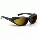7 Eye Air Shield Sunglasses Bora,SharpView Polarized Copper Lens,Charcoal Frame,L-XL 140354