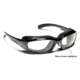 7 Eye Churada AirShield Sunglasses,Glossy Black Frame,SharpView Clear +1.50 Reader Lens,S-M 160540B