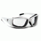 7 Eye Taku Plus/ SharpView Sunglasses Clear Lens, Glacier White Frame, S-L 270040
