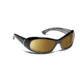 7 Eye Zephyr Womens Sunglasses, Glossy Black Frame, 24 - 7 NXT Contrast Lens 560527