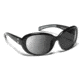 7 Eye 7eye Active Lifestyle Sunglasses Lindsay, Polarized SharpView Gray PC Lens, Glossy Black Frame, S-M , Women 890553