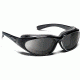 7 Eye 7eye Air Shield Sunglasses Bora, SharpView Polarized Gray PC Lens, Glossy Black Frame, L-XL , Men 140553
