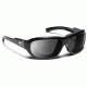 7 Eye 7eye Air Shield Sunglasses Buran, Sharp View Gray Polarized PC Lens, Glossy Black Frame, M-L , Men 220553
