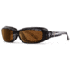 7Eye by Panoptix AirShield Sierra Sunglasses, RX Ready, Black Stripe Tortoise Frame, SharpView Copper Lens, S-L 346142