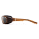 7Eye by Panoptix AirShield Sierra Sunglasses, RX Ready, Brown Stripe Tortoise Frame, SharpView Clear Lens, S-L 346240
