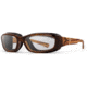 7Eye by Panoptix AirShield Sierra Sunglasses, RX Ready, Brown Stripe Tortoise Frame, SharpView Clear Lens, S-L 346240