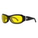 7Eye by Panoptix Briza AirShield RX Ready Sunglasses, Glossy Black Frame, SharpView Solar Yellow Lens, M-L, 310543