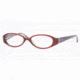 AK Anne Klein AK8046 Eyeglasses with Non-Rx Lenses 148-4815 - Red 