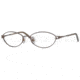 AK Anne Klein AK9066 Eyeglasses with Non-Rx Lenses 419S-5117 - Brown Metallic 