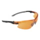 Allen ULTRX Keen Safety Glasses, Black Frame, Amber Lens, 4141