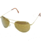 AO II 8-Base Sunglasses, Gold, Wire Spatula, Gold Mirror Poly Lens, 58mm, Large G-GMP-WS-58