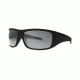 Anarchy Rowdy Sunglasses, Rubberized Black Frame, Smoke with Silver Mirror Lens, 10228534.QTM