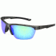 Angler Eyes Viperfish Sunglasses, Grey Frame, Smoke Polarized with Green Mirror Flash Lens, Polarized, 10232957.FGX