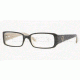 Anne Klein AK8093 Progressive Eyeglasses Black/Parchment Frame / 50 mm Prescription Lenses, 230 5017