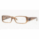 Anne Klein AK8093 Progressive Eyeglasses Light Brown Horn Frame / 50 mm Prescription Lenses, 232 5017