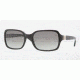 Anne Klein AK3177 Sunglasses 201/81-5819 - Black Frame, Light Grey Gradient Lenses