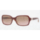 Anne Klein AK3177 Sunglasses 276/76-5819 - Burgundy / Horn Frame, Brown Rose Gradient Lenses