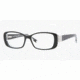 Anne Klein AK8097 SV Prescription Eyeglasses - Black Crystal Frame / 50 mm Prescription Lenses, 244-5015