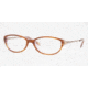 Anne Klein Eyeglasses AK8080 with Lined Bifocal Rx Prescription Lenses 157-5115 - Amber/Pink 