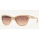 Anne Klein Sunglasses AK3144, Ivory Horn Frame / Brown Gradient Lenses