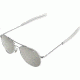 AO Flight Gear General Sunglasses, Bayonet, Silver Frame, Silver Mirror Lens, 58mm, 30660?