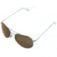 AO Flight Gear II, Silver, HC Brown Lens, Wire Spatula Temple, 55mm Lens - Sm/Med 
