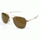 AO Original Pilot Sunglasses, Bayonet, Gold Frame, HC Amber Poly Lens, 55mm, 30181