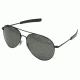 AO General Sunglasses, Black, Gray Poly Lens, Bayonet, 52mm, Polarized B-PCCP-BNT-52