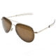 AO General Sunglasses, Silver, Amber Glass Lens, Bayonet, 58mm S-CG-BNT-58