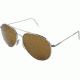 AO General Sunglasses, Silver, Amber Glass Lens, Wire Spatula, 52mm S-CG-WS-52