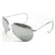AO II 8-Base Sunglasses, Silver, Comfort Cable, Silver Mirror Lenses - 55mm S-SMP-CC-55