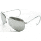 AO II 8-Base Sunglasses, Silver, Comfort Cable, Silver Mirror Lenses - 58mm S-SMP-CC-58