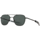 AO Original Pilot Sunglasses, Bayonet, Black Frame, Polycarbonate Gradient Green Lens, 52mm, 30240
