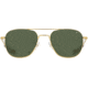 AO Original Pilot Sunglasses, Gold Frame, 52 mm Calobar Green SkyMaster Glass Lenses, Bayonet Temple,738921549260