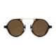 AO Oxford Sunglasses, Black Tortoise Gold Frame, Cosmetan Brown AOLite Nylon Lenses, Polarized, 44-24-145 B45, OXF344ST--BNN-P