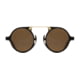 AO Oxford Sunglasses, Black Tortoise Gold Frame, Cosmetan Brown AOLite Nylon Lenses, Polarized, 44-24-145 B45, OXF344ST--BNN-P