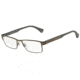 Armani EA1035 Eyeglass Frames 3095-53 - Matte Gunmetal Frame