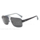 Armani EA2002 Sunglasses 301987-57 - Blue Frame, Gray Lenses