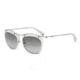 Armani EA2023 Progressive Prescription Sunglasses EA2023-304511-54 - Lens Diameter 54 mm, Frame Color Matte Silver/opal Ice