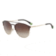 Armani EA2052 Sunglasses 318213-56 - Mt Dark Brown/pale Gold Frame, Brown Gradient Lenses