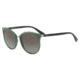Armani EA2055 Sunglasses 32068E-55 - Opal Light Green Frame, Green Gradient Lenses