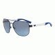 Armani EA2064 Sunglasses 32248F-62 - Matte Black/Matte Blue Frame, Blue Gradient Lenses