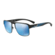 Armani EA2066 Sunglasses 300155-57 - Matte Black Frame, Blue Mirror Blue Lenses