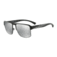 Armani EA2066 Sunglasses 3001Z3-57 - Matte Black Frame, Polar Grey Mirror Silver Lenses
