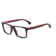 Armani EA3034 Single Vision Prescription Eyeglasses 5325-55 - Blue/Red Rubber Frame