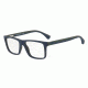 Armani EA3034 Single Vision Prescription Eyeglasses 5615-55 - Top Blue On Green Rubber Frame