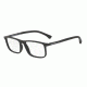 Armani EA3125 Eyeglass Frames 5063-53 - Black Rubber Frame