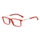 Armani EA3125 Eyeglass Frames 5645-53 - Red Rubber Frame